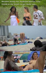 8689q8e7ijl0 Exhibitionist Wife #97  Heather Takes Her Hubby & Her Girlfriend To The Nude Beach! 